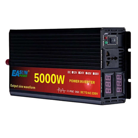 EASUN POWER 2000W/3000W/4000W/5000W DC 12V/24V to AC 220V Pure Sine Wave Inverter