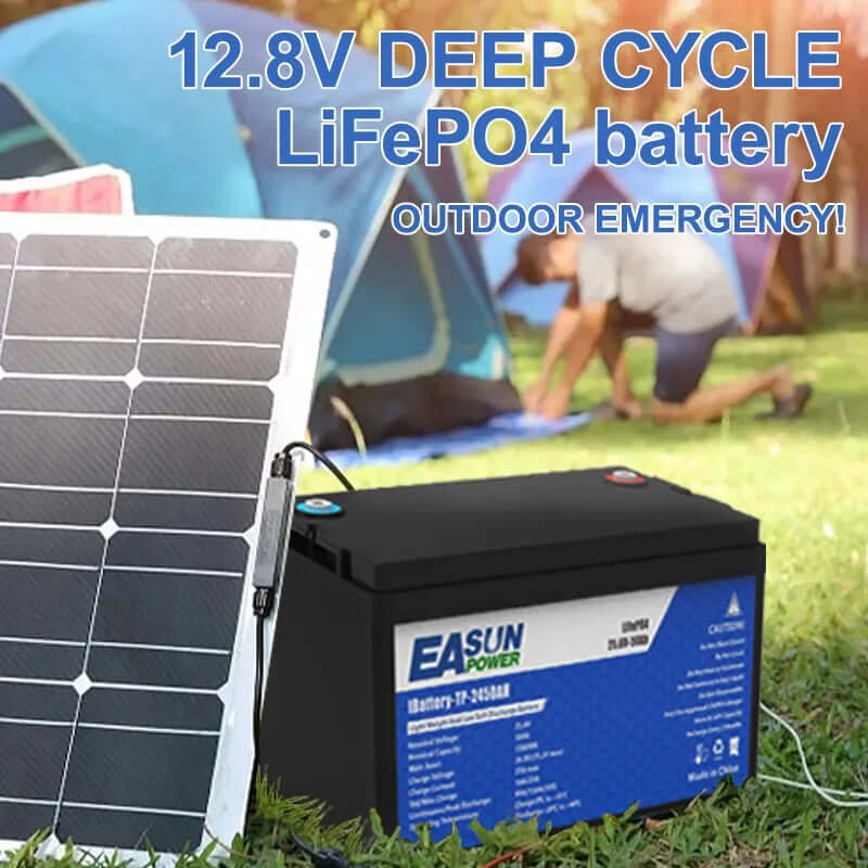 EASUN POWER 12.8V 50AH/100AH/150AH/200AH LiFePO4 Lithium Iron Phosphate Battery